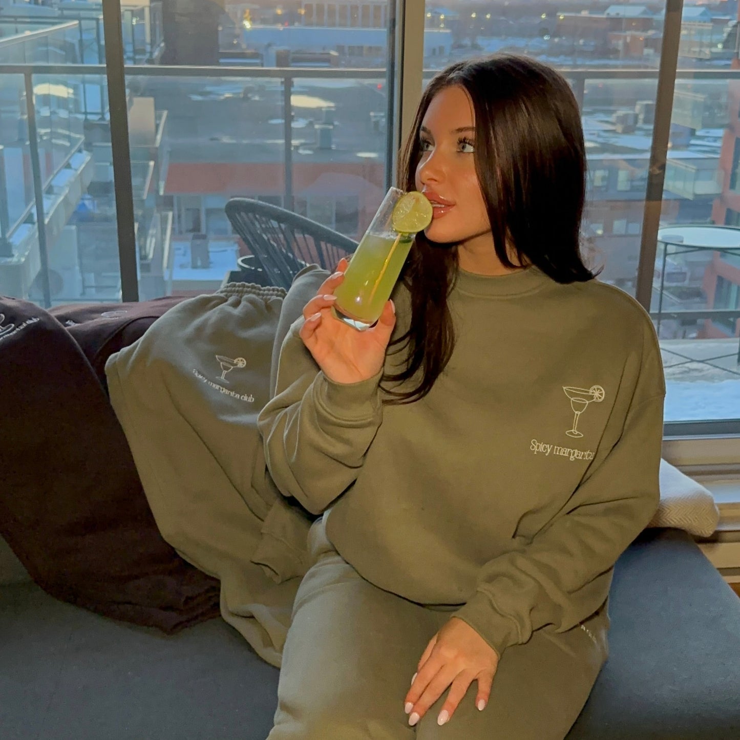 spicy margarita club loungewear set
