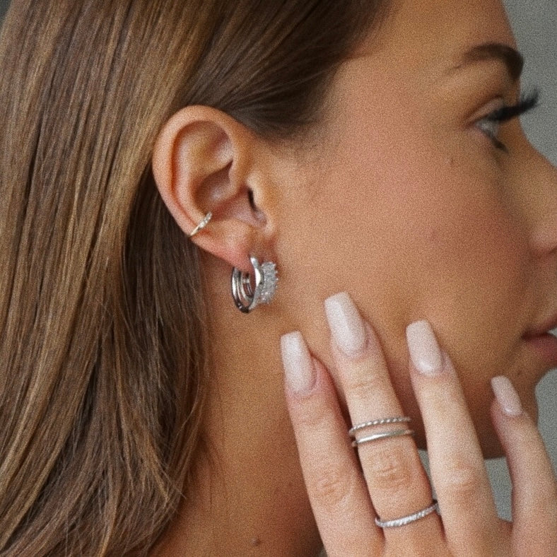 boucle d'oreille en bambou