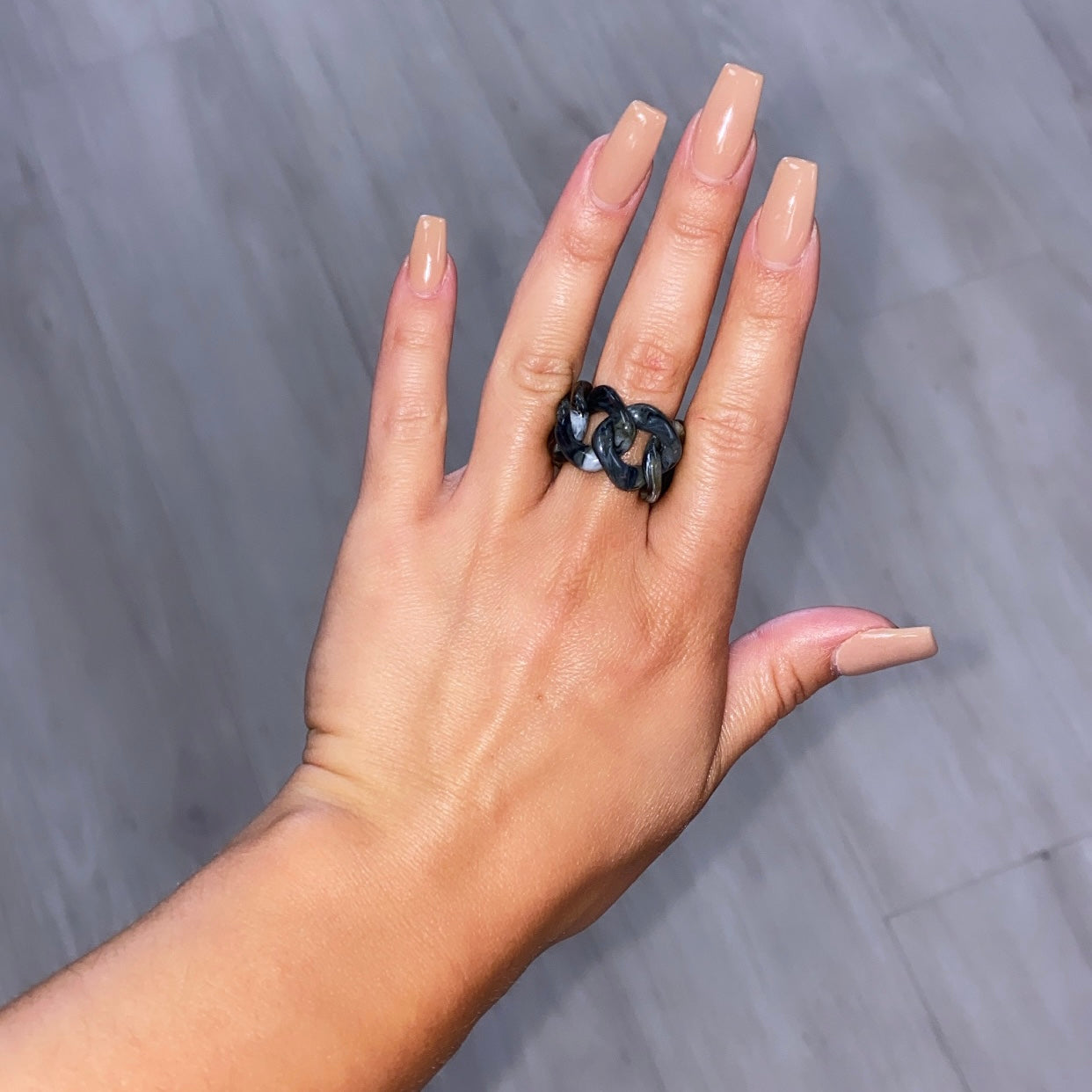 Emilie ring (black)