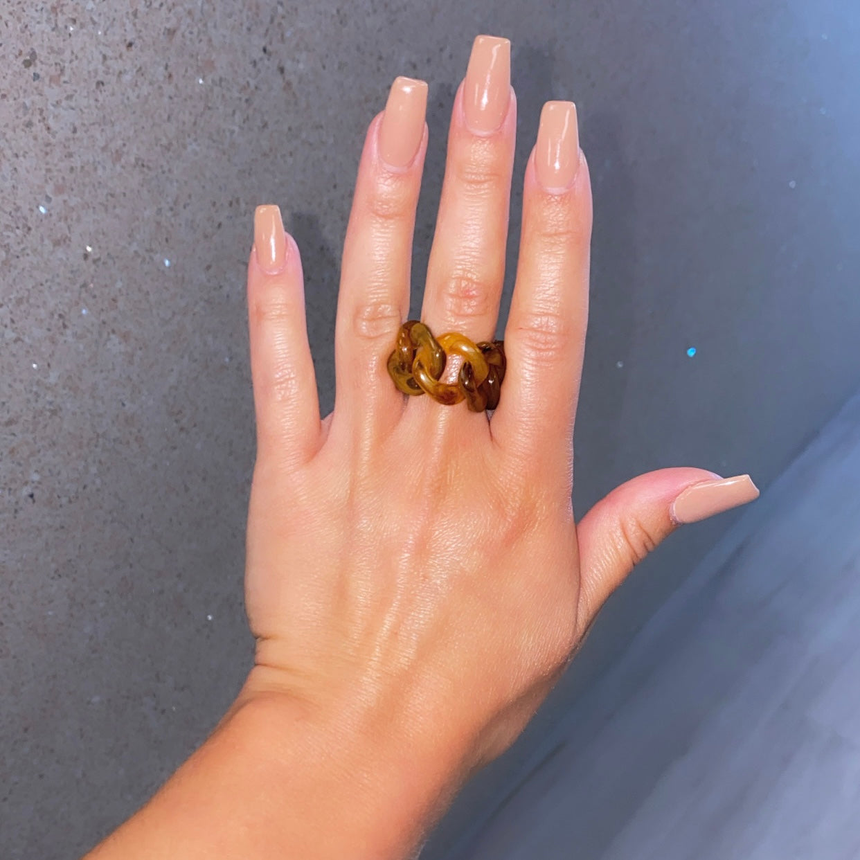 Emilie ring (brown)