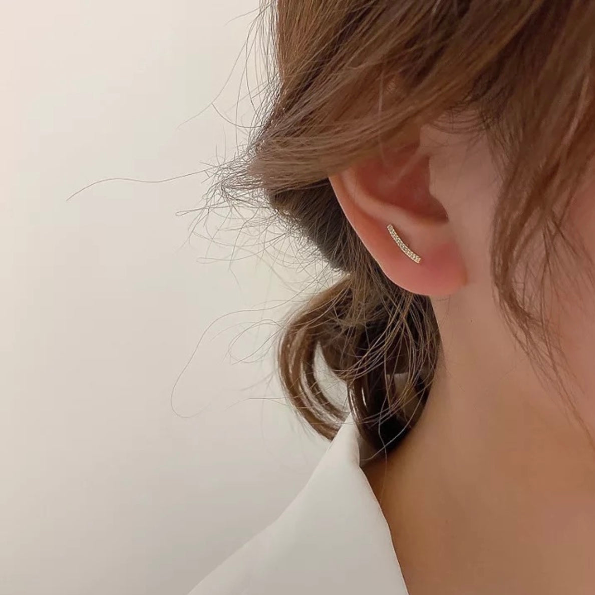 Boucles d'oreilles pour moitié