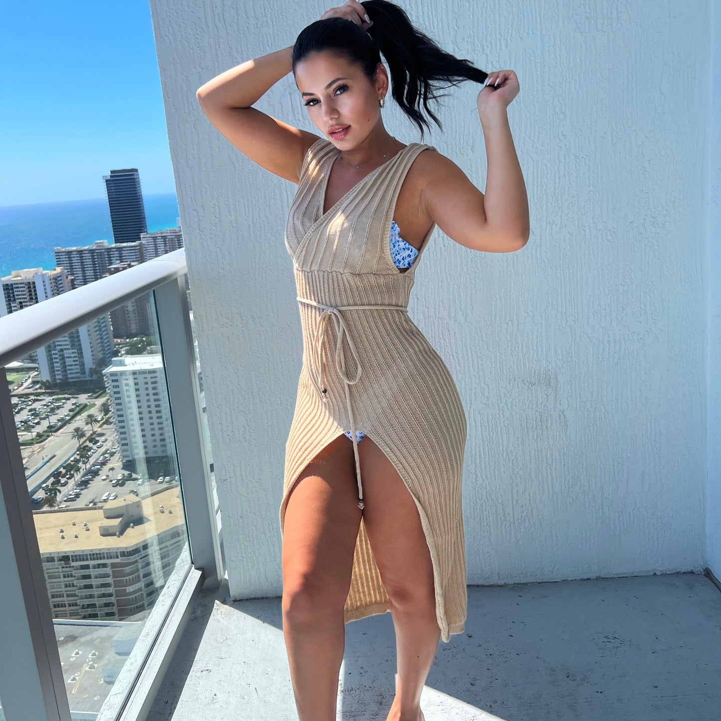 Gia Dress (beige)