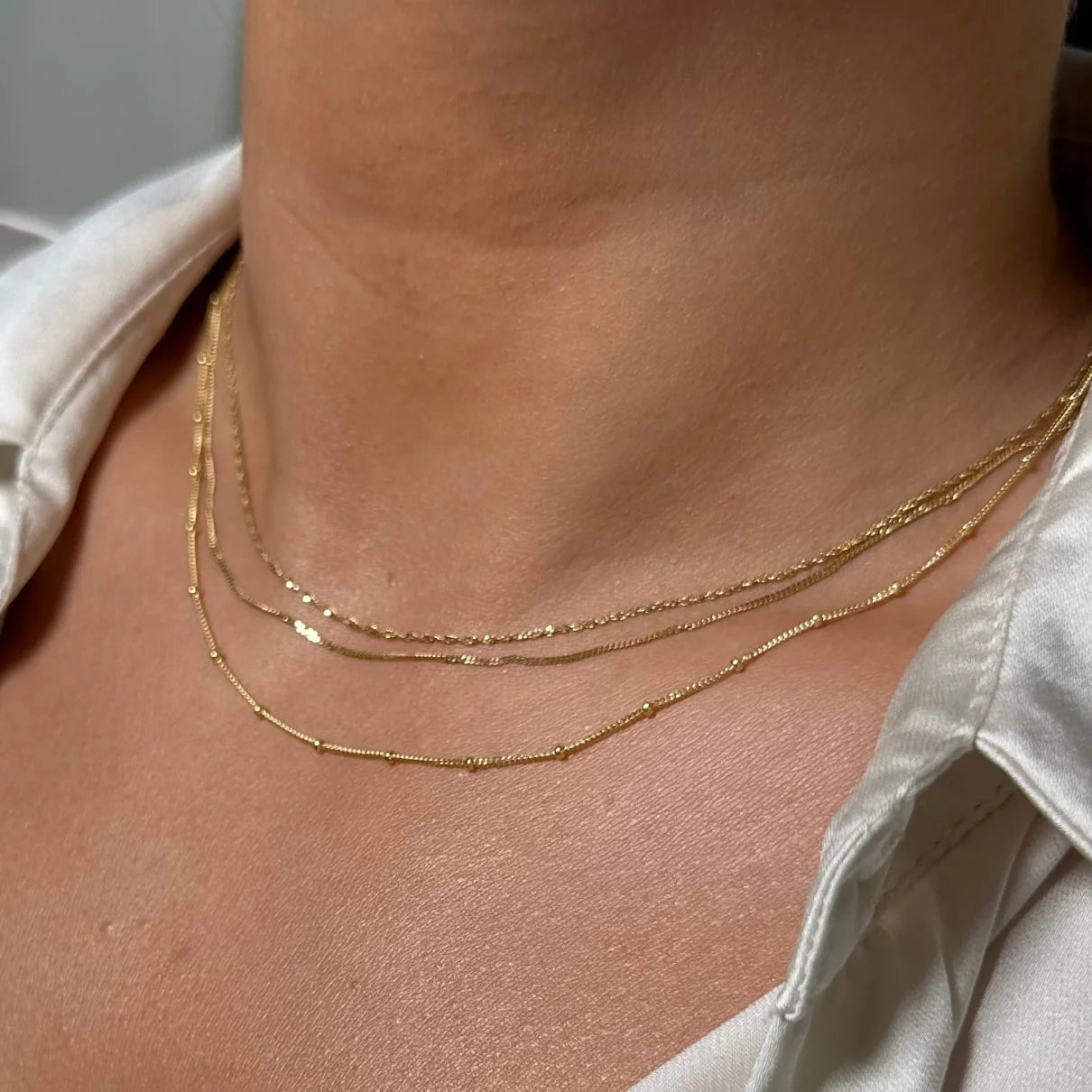 Annalise necklace- 10K SOLID GOLD