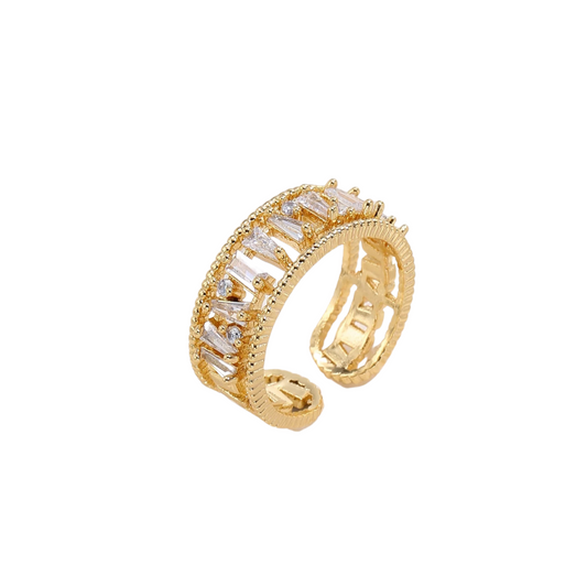 14k gold plated LUST ring